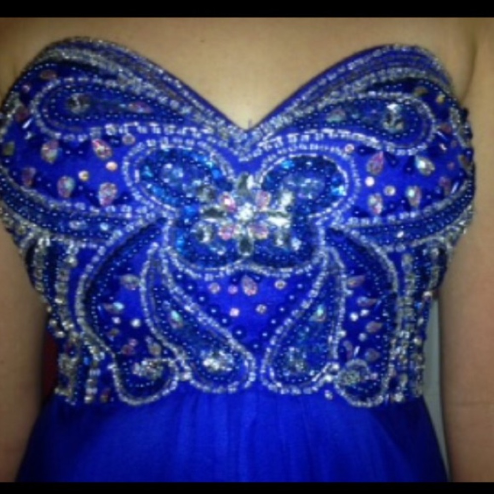 Royal Blue Evening dress